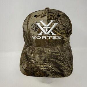 Vortex Optics Realtree Max-1 Camo Hat Mens Embroidered Logo Adjustable Cap Brown